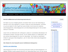 Tablet Screenshot of geburtstag-kostenlos.de